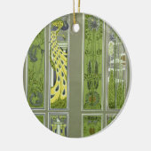 デザイン、「モダンなオーナメント」puからのプレートIIIにパネルをはめて下さい セラミックオーナメント (左)