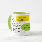 デザイン・ユア・ユアカスタム・・スピーチ・バブル・コーヒー・マグ マグカップ (正面左)