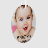 デザイン·ユア·ユア·ワン·オブ·ア·タイパーソナライズされたプ オーナメント (正面)