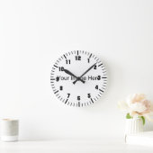 デザイン ラウンド壁時計 (ホーム)