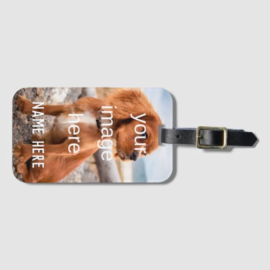 デザイン ラゲッジタグ (正面横)