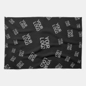 デザイン、写真、またはビジネスロゴをランダムに並べて表示 キッチンタオル (横)