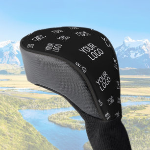 デザイン、写真、またはビジネスロゴをランダムに並べて表示 ゴルフヘッドカバー