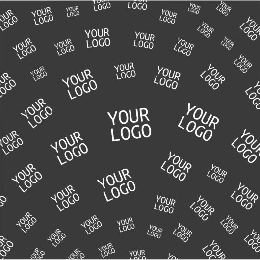 デザイン、写真、またはビジネスロゴをランダムに並べて表示 シール (正面)