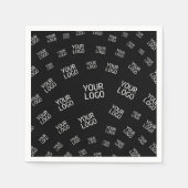 デザイン、写真、またはビジネスロゴをランダムに並べて表示 スタンダードカクテルナプキン (正面)