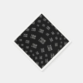 デザイン、写真、またはビジネスロゴをランダムに並べて表示 スタンダードカクテルナプキン (角)