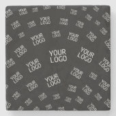 デザイン、写真、またはビジネスロゴをランダムに並べて表示 ストーンコースター (正面)