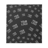 デザイン、写真、またはビジネスロゴをランダムに並べて表示 ノートパッド (正面)