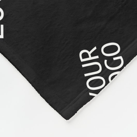 デザイン、写真、またはビジネスロゴをランダムに並べて表示 フリースブランケット (角)