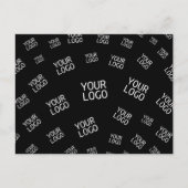 デザイン、写真、またはビジネスロゴをランダムに並べて表示 ポストカード (正面)