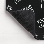 デザイン、写真、またはビジネスロゴをランダムに並べて表示 マウスパッド (コーナー)