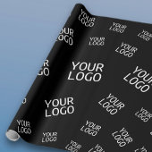 デザイン、写真、またはビジネスロゴをランダムに並べて表示 ラッピングペーパー