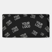 デザイン、写真、またはビジネスロゴをランダムに並べて表示 横断幕 (横)