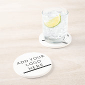 -デザイン-加えますあなたのロゴをカスタマイズ コースター (側面)