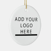 -デザイン-加えますあなたのロゴをカスタマイズ セラミックオーナメント (右)