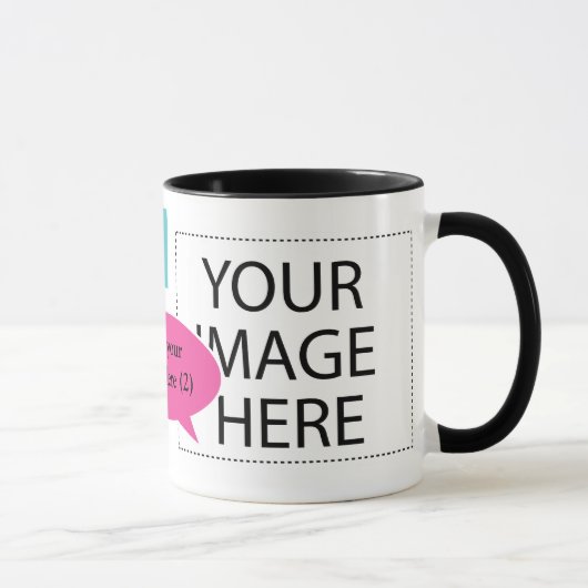 デザイン、彼女はコーヒーマグを言ったと言った マグカップ (右)