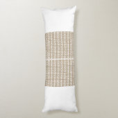 デザイン。愛してよ。もっと良く寝なさい。 ボディピロー (裏面 (縦))