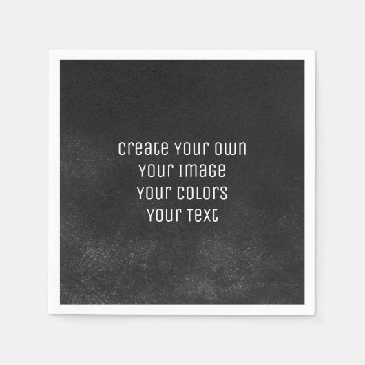 デザイン – 独自の作成 スタンダードカクテルナプキン (正面)