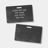 デザイン – 独自の作成 バッジ (正面＆裏面)