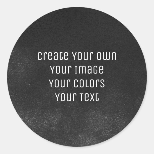 デザイン – 独自の作成 ラウンドシール (正面)