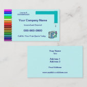 デザイン/画家の名刺 名刺 (正面/裏面)