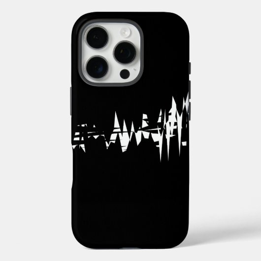 デザイン(白黒) Case-Mate iPhoneケース (裏面)