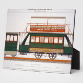 デザイン – 蒸気列車、「インダス」プレート126 フォトプラーク (側面)