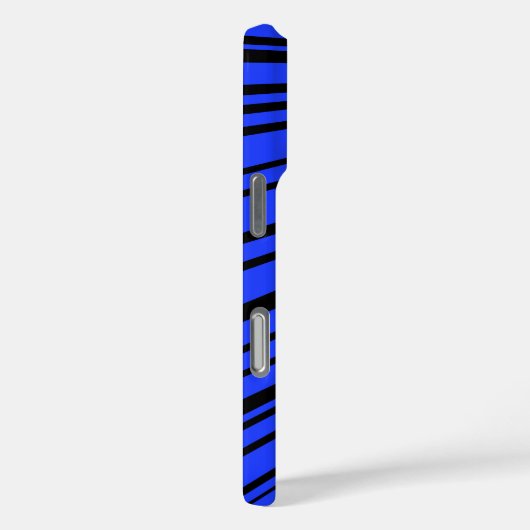 デザイン（黒と青） Case-Mate iPhoneケース (裏面 / 右)