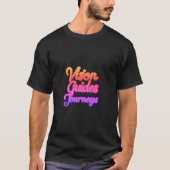 デザイン「Vision Guides Journees」付き男Tシャツ Tシャツ (正面)