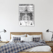 デザインforミラノ大聖堂 キャンバスプリント (インサイチュ (寝室))