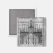 デザインforミラノ大聖堂 マグネット (正面/裏面)