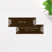 デザインNo.3ありがとうギフトラベル- CHOCOLATE (デスク)