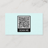 デザインQRコード付き自分の名刺 名刺 (裏面)