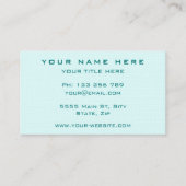 デザインQRコード付き自分の名刺 名刺 (正面)