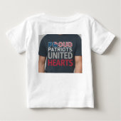 デザインTシャツに「Modify Marches」のスローガンを付ける。 ベビーTシャツ (裏面)