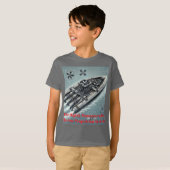 デザインTシャツ「究極の船舶推進」 Tシャツ (正面フル)