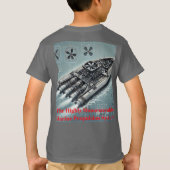 デザインTシャツ「究極の船舶推進」 Tシャツ (裏面)