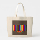 デザインYour Dream Tote Bag: ユニークStand Out ラージトートバッグ (裏面)