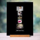 デザインYour Own Letter Iフォトコラージュ アクリルサイン (ニュートラル)