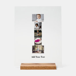 デザインYour Own Letter Iフォトコラージュ アクリルサイン