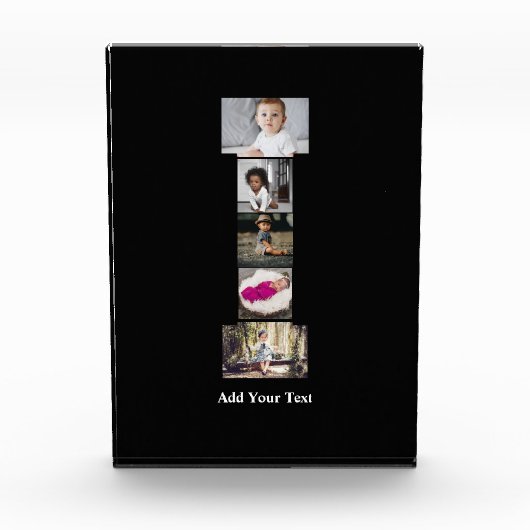 デザインYour Own Letter Iフォトコラージュ フォトブロック (正面)