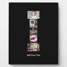 デザインYour Own Letter Iフォトコラージュ フォトプラーク