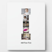 デザインYour Own Letter Iフォトコラージュ フォトプラーク (正面)