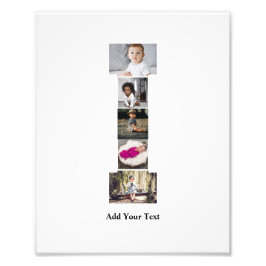 デザインYour Own Letter Iフォトコラージュ フォトプリント