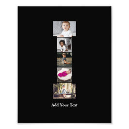 デザインYour Own Letter Iフォトコラージュ フォトプリント