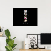 デザインYour Own Letter Iフォトコラージュ ポスター (ホームオフィス)