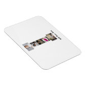 デザインYour Own Letter Iフォトコラージュ マグネット (右側)