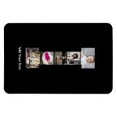 デザインYour Own Letter Iフォトコラージュ マグネット (横)