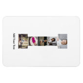 デザインYour Own Letter Iフォトコラージュ マグネット (横)