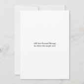 デザインYour Own Letter Jフォトコラージュのポスター サンキューカード (裏面)